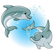 Delfín - detský obraz zs5234